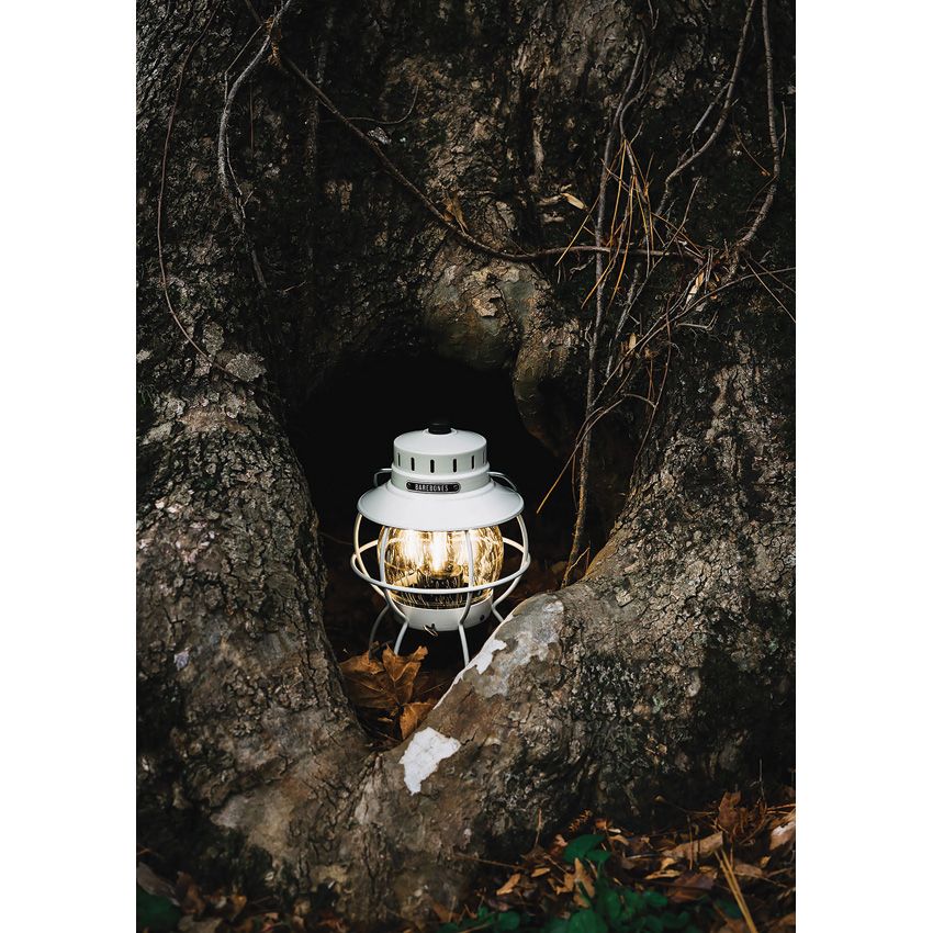 Vintage White Railroad Lantern