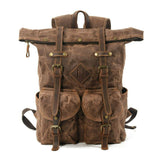 Coffee Brown Denali Canvas Backpack