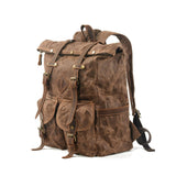 Coffee Brown Denali Canvas Backpack