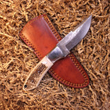 Stag Handled Clip Point Hunter