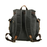 Black Acadia Canvas Backpack