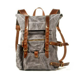 Classic Trappers Backpack in Gray Canvas