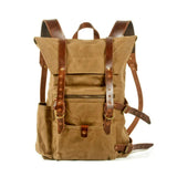 Classic Trappers Backpack in Khaki Canvas