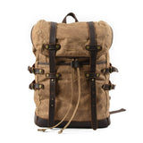 Khaki Columbia Canvas Backpack