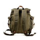 Green Acadia Canvas Backpack