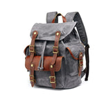 Gray Acadia Canvas Backpack