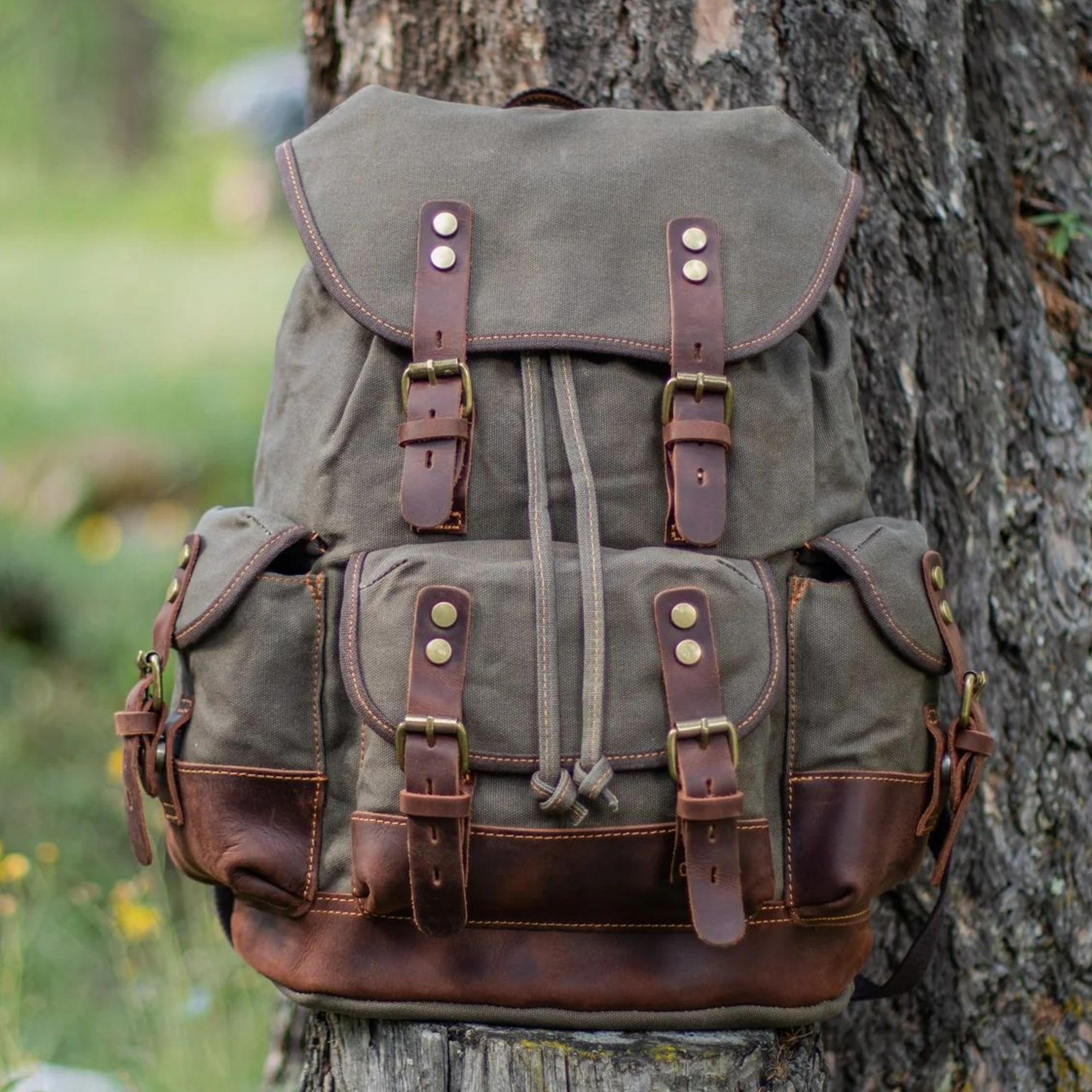 Hudson Bay Backpack in Green