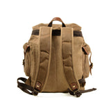 Khaki Acadia Canvas Backpack