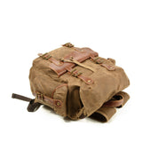 Green Acadia Canvas Backpack