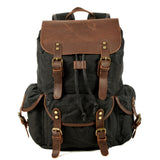 Canvas and Leather Backpack