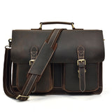 Retro Style Leather Briefcase