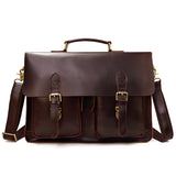 Retro Style Leather Briefcase