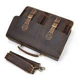 Retro Style Leather Briefcase